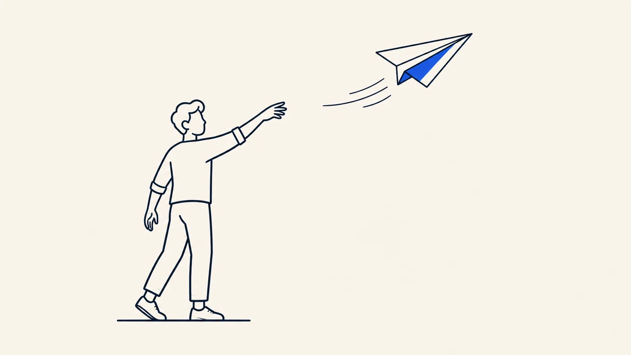 Illustration of an executive navigating agentic AI systems
