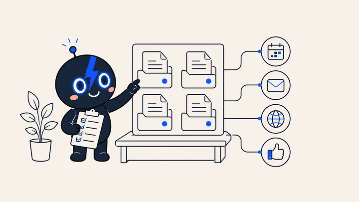 Grok Bot organizing a company operating system across business tools